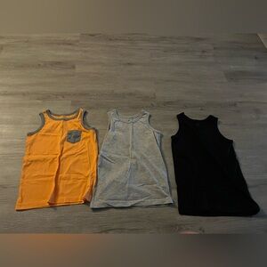 Sport Tank Top - Orange and Gray
